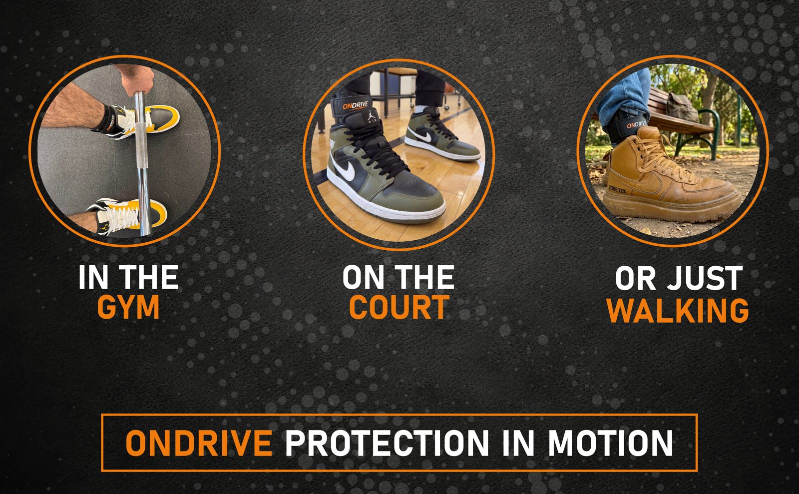 ONDRIVE — In the gym, on the court, or just walking